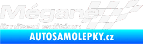 Samolepka Mégane limited edition pravá bílá