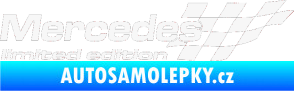 Samolepka Mercedes limited edition pravá bílá
