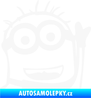 Samolepka Mimoň 002 pravá bílá