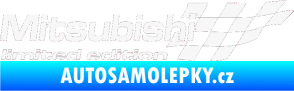 Samolepka Mitsubishi limited edition pravá bílá