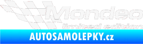 Samolepka Mondeo limited edition levá bílá