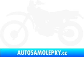 Samolepka Motorka 046 levá bílá