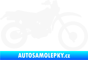 Samolepka Motorka 046 pravá bílá