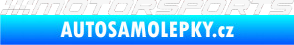 Samolepka Motorsports 001 bílá