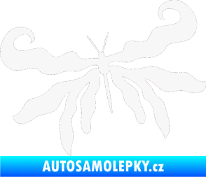 Samolepka Motýl 004 levá bílá