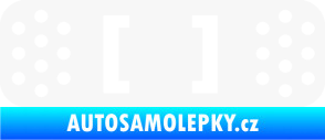 Samolepka Náplast 003 bílá
