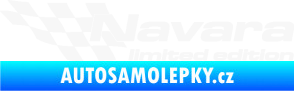 Samolepka Navara limited edition levá bílá
