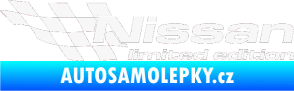 Samolepka Nissan limited edition levá bílá