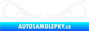 Samolepka Oči 001 bílá