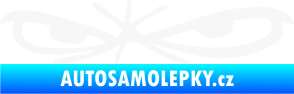 Samolepka Oči 002 levá bílá
