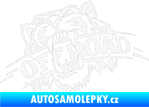 Samolepka Off Road 001  bílá