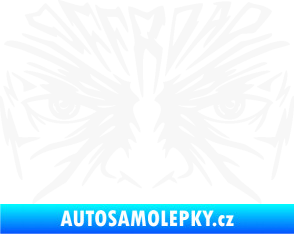 Samolepka Off Road 004 s obličejem bílá