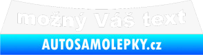 Samolepka Opel Astra G - zadní bílá