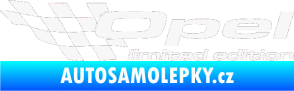 Samolepka Opel limited edition levá bílá
