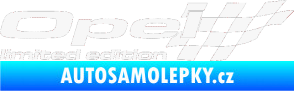 Samolepka Opel limited edition pravá bílá