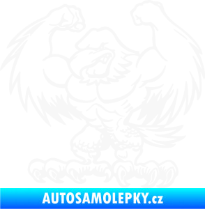 Samolepka Orel svalovec levá bílá