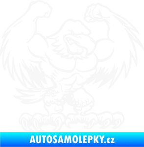 Samolepka Orel svalovec pravá bílá