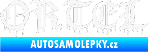 Samolepka Ortel bílá