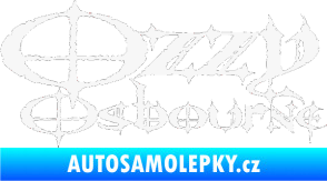 Samolepka Ozzy Osbourne 002 bílá