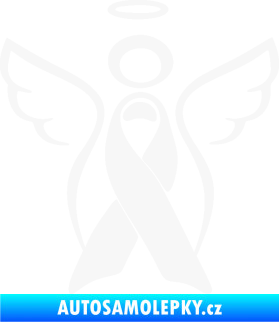 Samolepka Památeční andělíček memory bílá