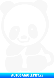 Samolepka Panda 009 levá baby bílá