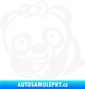 Samolepka Panda baby levá bílá