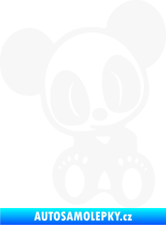 Samolepka Panda JDM levá bílá