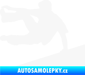 Samolepka Parkour 001 levá bílá