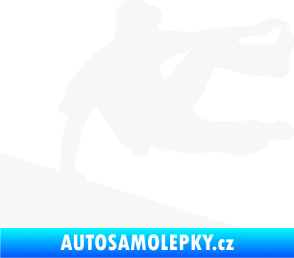 Samolepka Parkour 001 pravá bílá