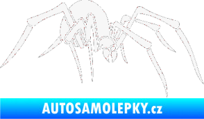 Samolepka Pavouk 002 - pravá bílá
