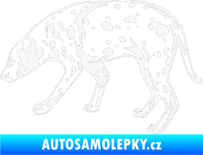 Samolepka Pes 001 levá Dalmatin bílá