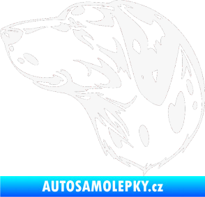 Samolepka Pes 002 levá Dalmatin bílá