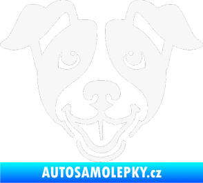 Samolepka Pes 065 bílá