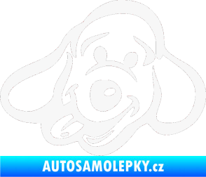 Samolepka Pes 078 levá bílá