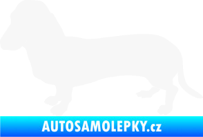 Samolepka Pes 094 levá Baset bílá