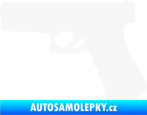 Samolepka Pistole 001 levá bílá