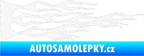 Samolepka Plameny 030 bílá