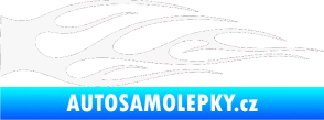 Samolepka Plameny 059 bílá