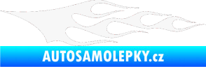 Samolepka Plameny 076 bílá