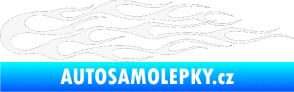 Samolepka Plameny 096 bílá