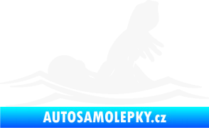 Samolepka Plavání 005 levá bílá