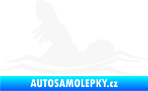 Samolepka Plavání 005 pravá bílá