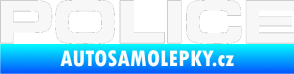 Samolepka Police bílá