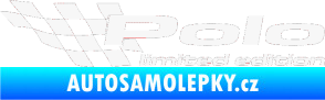 Samolepka Polo limited edition levá bílá