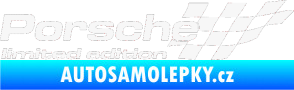 Samolepka Porsche limited edition pravá bílá