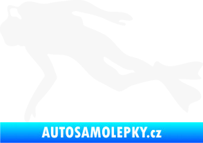 Samolepka Potápěč 002 levá bílá