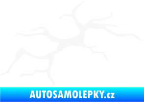 Samolepka Prasklina 001 bílá