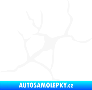 Samolepka Prasklina 004 bílá