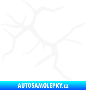 Samolepka Prasklina 007 bílá