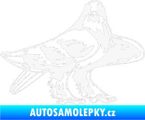 Samolepka Predators 047 pravá bílá